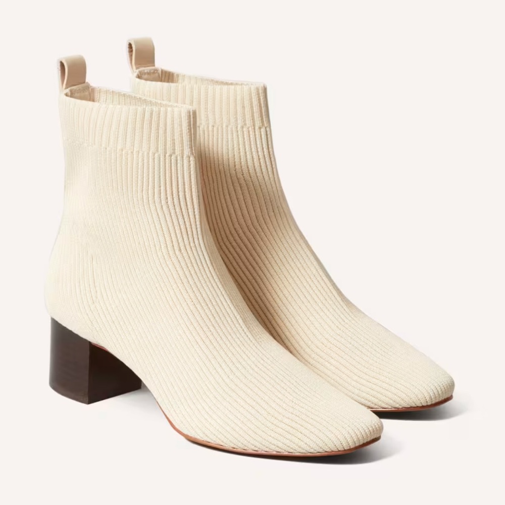 Everlane The Glove Boot Bone